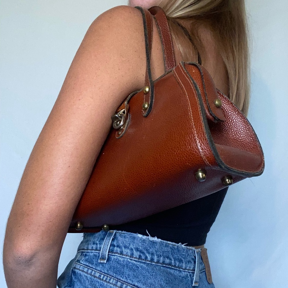 Vintage Western Leather Bag